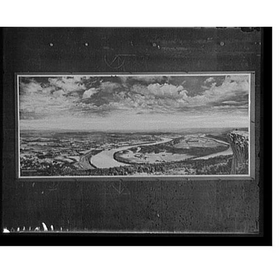 Historic Print, [Lookout Mountain, view from Point Lookout], 18" x 24"