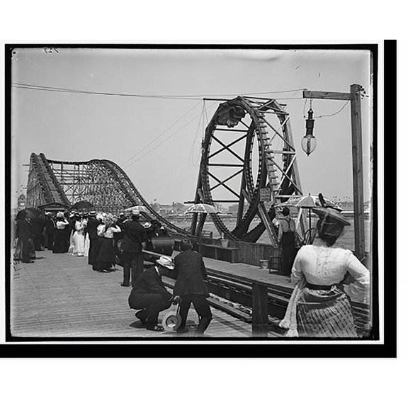 Historic Print, Looping the loop, Atlantic City, 16" x 20"
