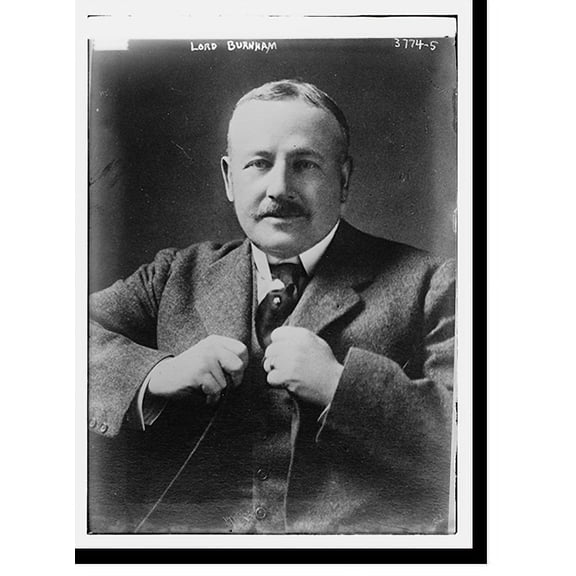 Historic Print, Lord Burnham, 18" x 24"