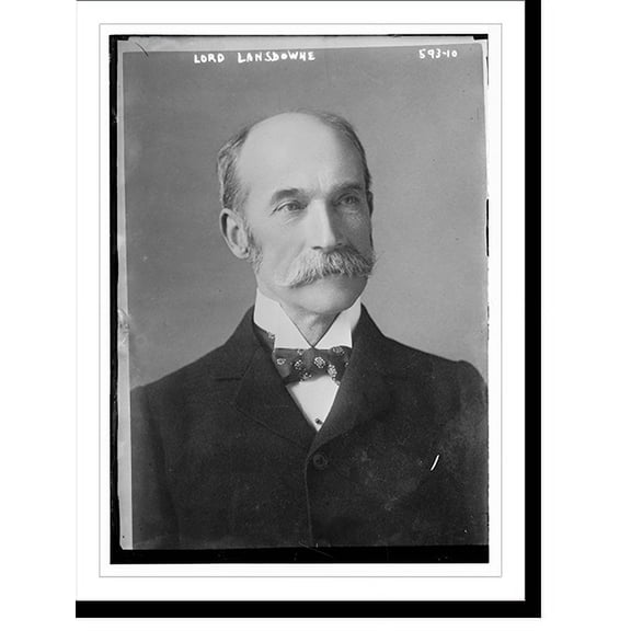 Historic Print, Lord Lansdowne, portrait bust, 18" x 24"