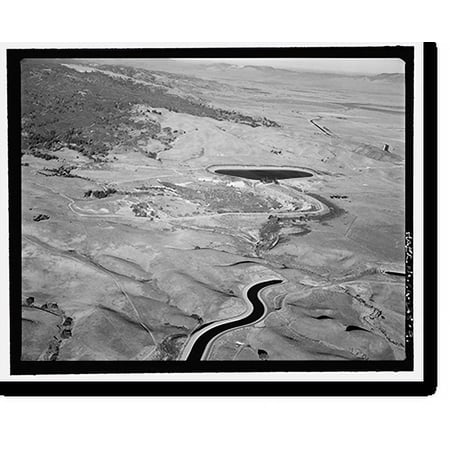 Historic Print, Los Angeles Aqueduct, From Lee Vining Intake (Mammoth Lakes) to Van Norman Reservoir Complex (San Fernando Valley), Los Angeles, Los Angeles County, CA - 91, 16" x 20"