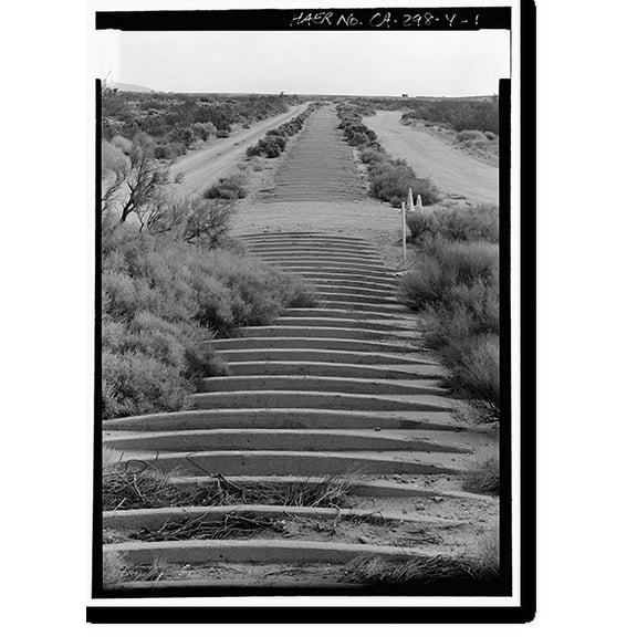 Historic Print, Los Angeles Aqueduct, Mojave, Los Angeles, Los Angeles County, CA, 18" x 24"