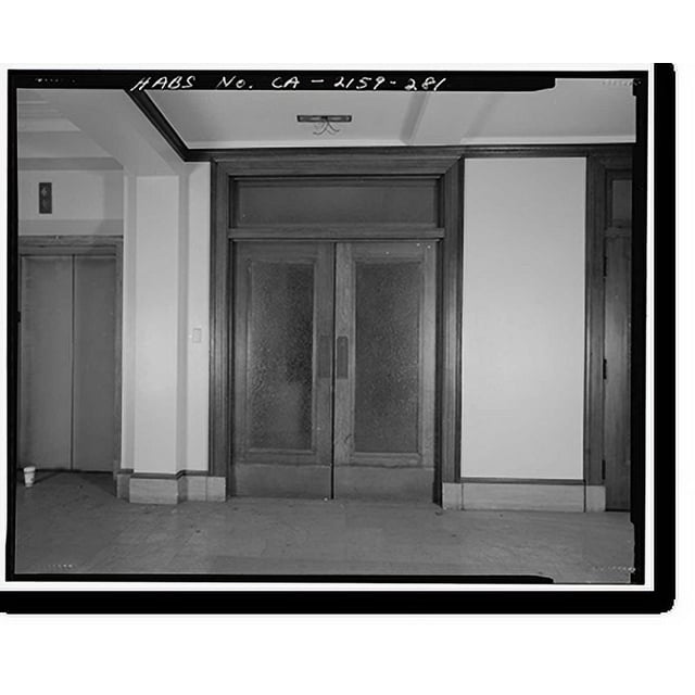 Historic Print, Los Angeles City Hall, 200 North Spring Street, Los Angeles, Los Angeles County