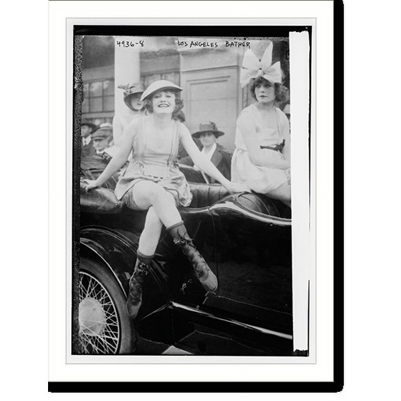 Historic Print, Los Angeles bather, 18" x 24"