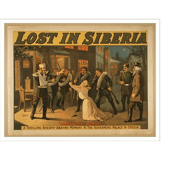 Historic Print, Lost in Siberia - 5, 18" x 24"