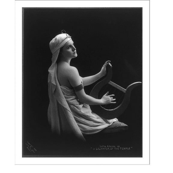 Historic Print, Lottie Adams as a daughter of the temple"", 18" x 24"