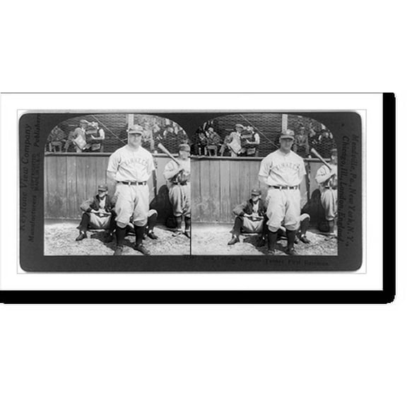 Historic Print, Lou Gehrig, famous Yankee first baseman, 18" x 24"
