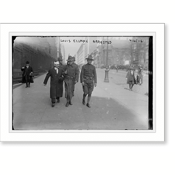 Historic Print, Louis Ellman arrested, 16" x 20"