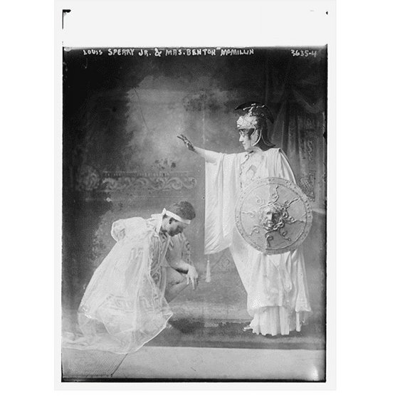 Historic Print, Louis Sperry Jr. & Mrs. Benton McMillin, 18" x 24"