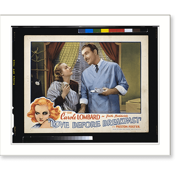 Historic Print, Love before breakfast, 18" x 24"