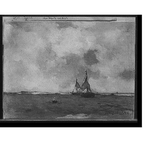 Historic Print, [Low tide], 18" x 24"