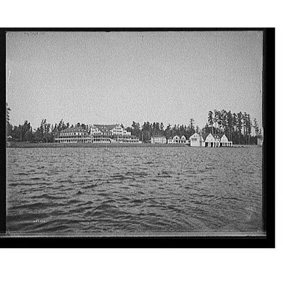 Historic Print, [Lower St. Regis Lake, Paul Smith's Hotel, Adirondack Mts., N.Y.], 18" x 24"
