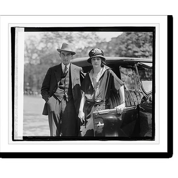 Historic Print, Lt. F. Wiseman Clark & Nancy Hoyt, 5/3/23, 16" x 20"