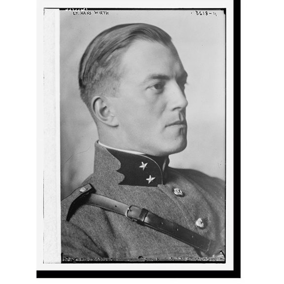 Historic Print, Lt. Hans Wirth, 16" x 20"