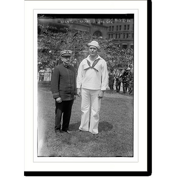 Historic Print, Lt. Wright & Joe Cox, 18" x 24"