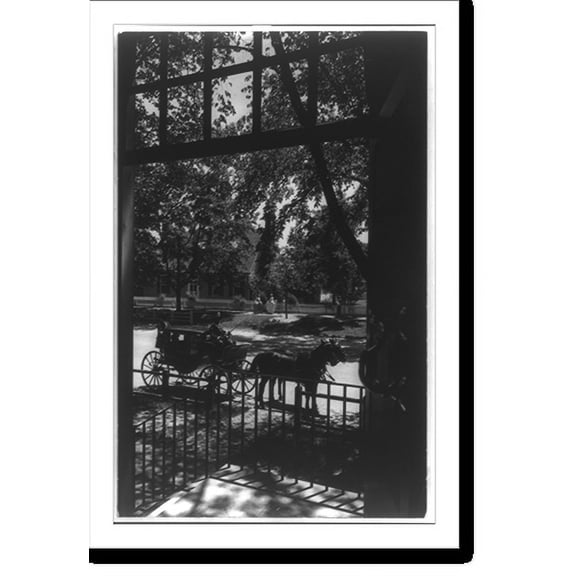 Historic Print, Ludwell Paradise house, Williamsburg, Va., 16" x 20"