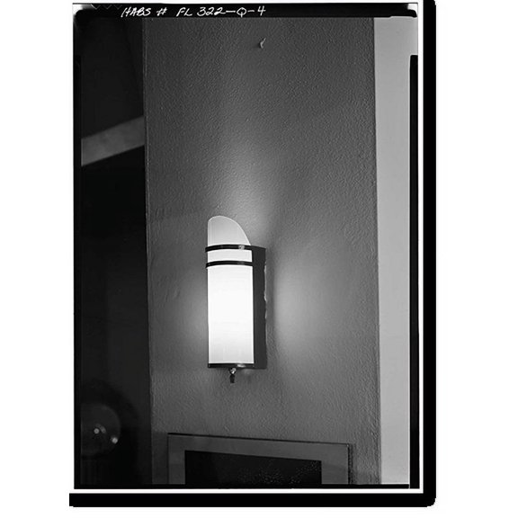 Historic Print, Luigi's Restaurant, Lincoln Road Mall, 900 Block, Miami, FL - 4, 18" x 24"