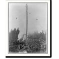 Historic Print, [Lumbering operations in Cascade Mts., Wash. 13 men