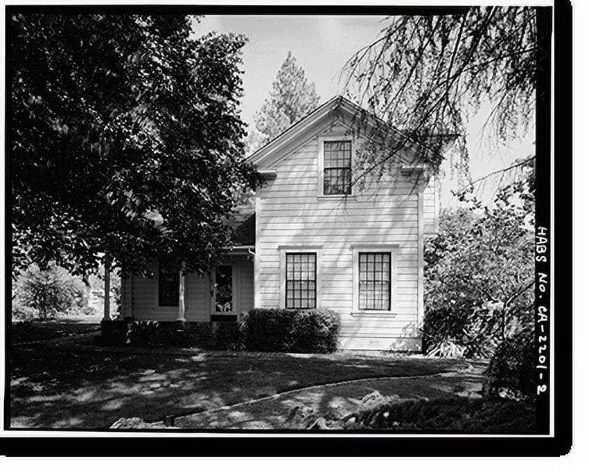 Historic Print, Luther Burbank House, 200 Santa Rosa Avenue, Santa Rosa