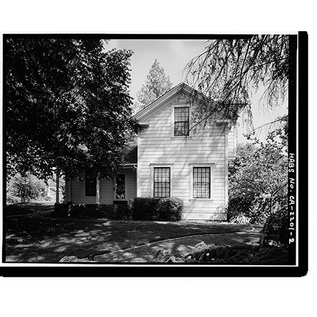 Historic Print, Luther Burbank House, 200 Santa Rosa Avenue, Santa Rosa
