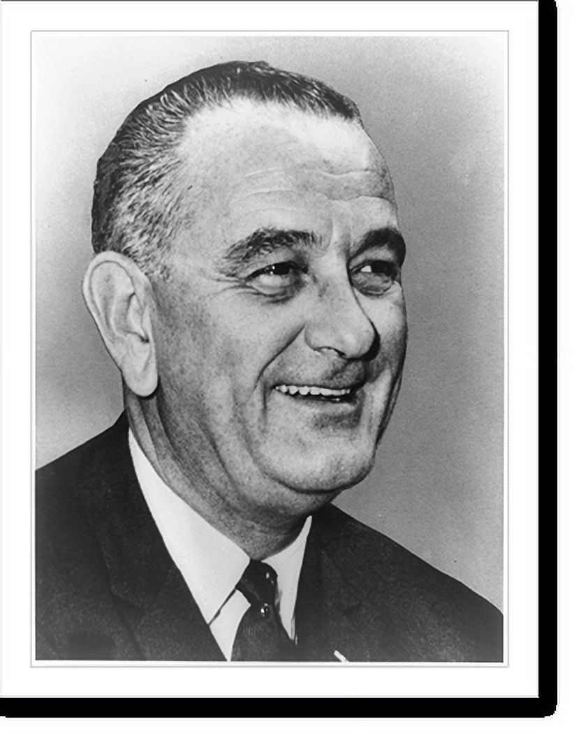 Lbj Face Historic Print, [Lyndon B. Johnson, head-and-shoulders portrait, facing ...