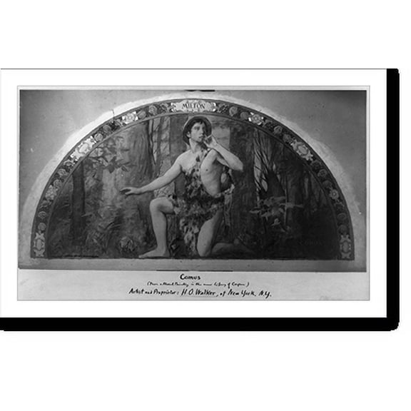 Historic Print, Lyric poetry; Comus, 18" x 24"