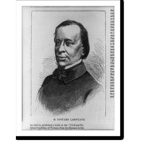 Historic Print, M. Edouard Laboulaye, 18" x 24"