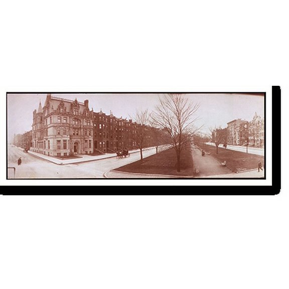 Historic Print, MA 314 Comm. Ave Boston 1903, 18" x 24"