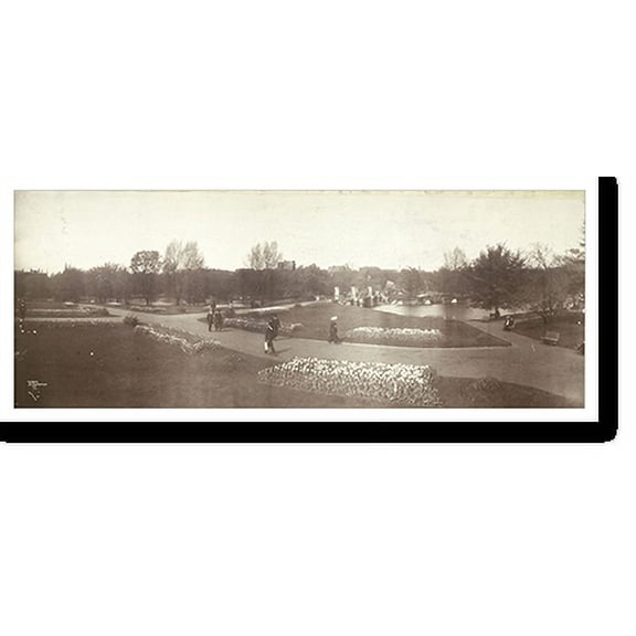 Historic Print, MA Boston Public Garden 1 1904, 16" x 20"