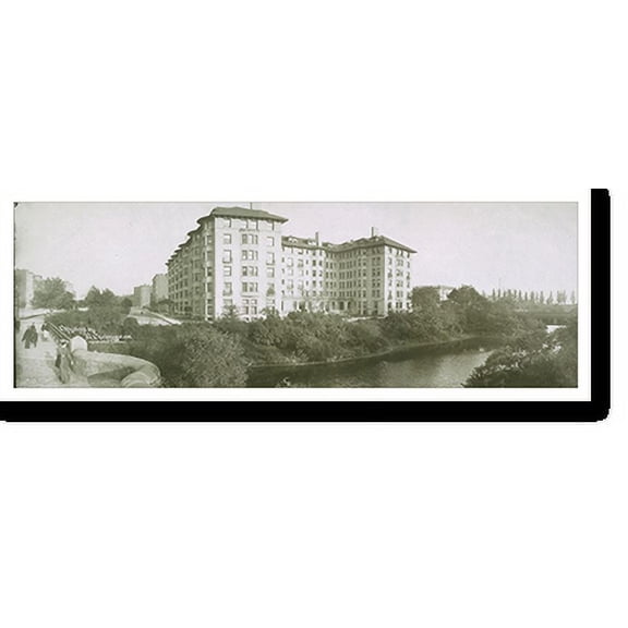 Historic Print, MA Comm. Av Fenway Boston 1903, 16" x 20"