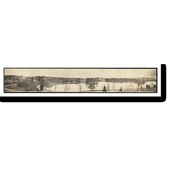 Historic Print, MA Worcester 1910, 18" x 24"