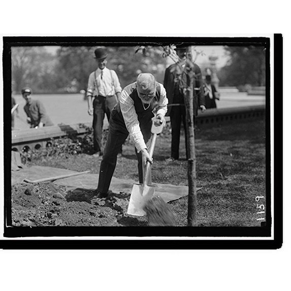 Historic Print, MANN, JAMES R. REP. FROM ILLINOIS, 1897-1922. PLANTING ...