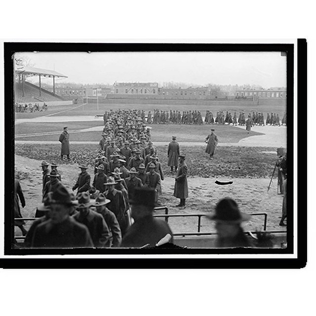Historic Print, MARINE CORPS, U.S.N. MACHINE GUN UNIT DEMONSTRATION AT