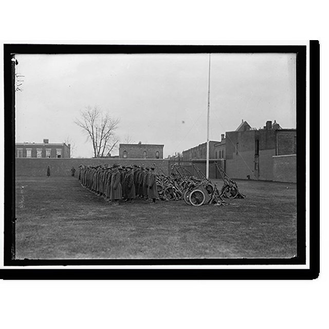 Historic Print, MARINE CORPS, U.S.N. MACHINE GUN UNIT DEMONSTRATION AT