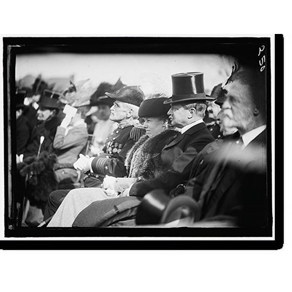 Historic Print, MEYER, GEORGE VON L. WITH MRS. TAFT; SOLDIERS AND SAILORS MONUMENT AT ANNAPOLIS, 16" x 20"