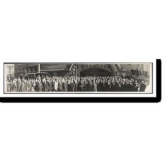 Historic Print, MI Convention Grand Rapids 1915 PHOTO, Width 11" x Length 49"