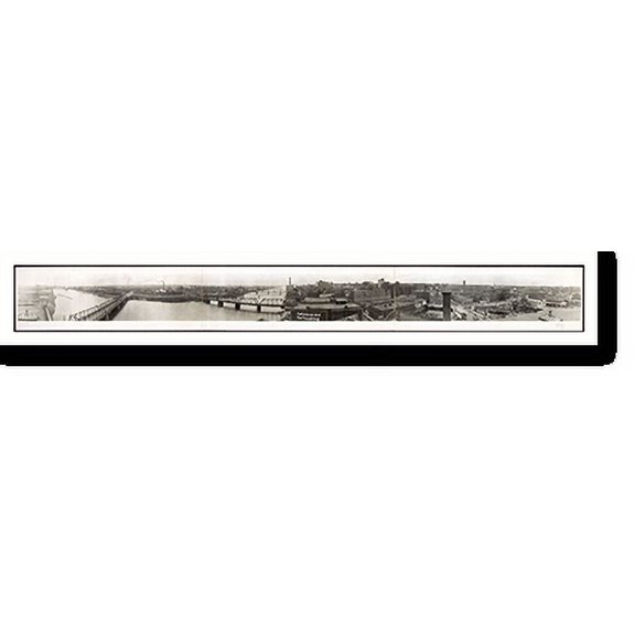 Historic Print, MI Grand Rapids 1915 PHOTO, Width 11" x Length 49"