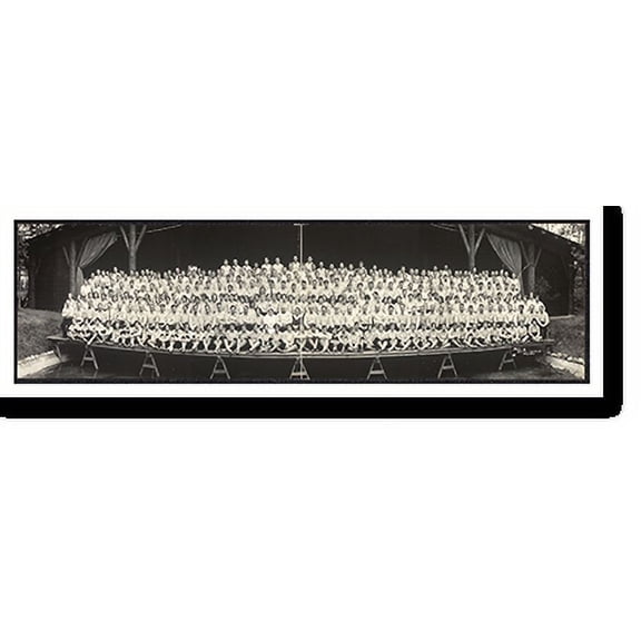 Historic Print, MI High School Interlochen 1930 PHOTO, Width 7" x Length 36"
