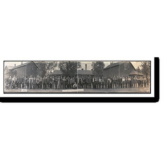 Historic Print, MI Rice Tannery Petoskey 1913 PHOTO, Width 7" x Length 36"