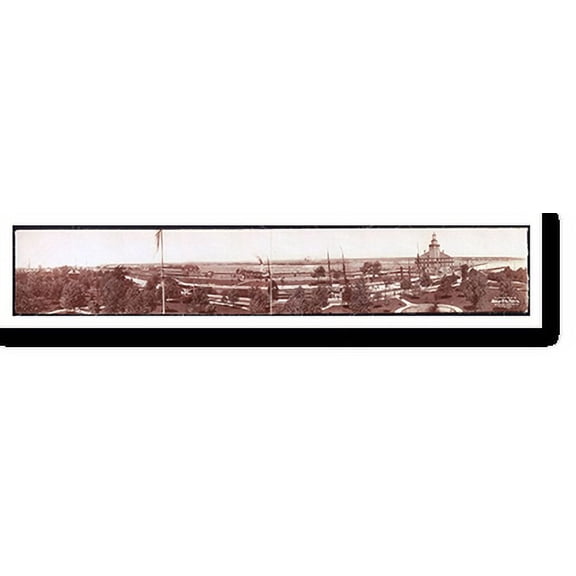 Historic Print, MI Sault Sainte Marie 1903 PHOTO, Width 11" x Length 49"