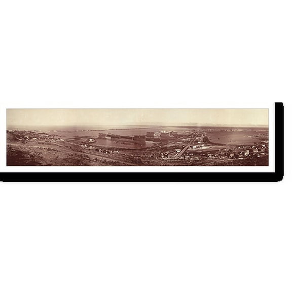 Historic Print, MN Duluth Superior Harbor 1902 PHOTO, Width 11" x Length 49"