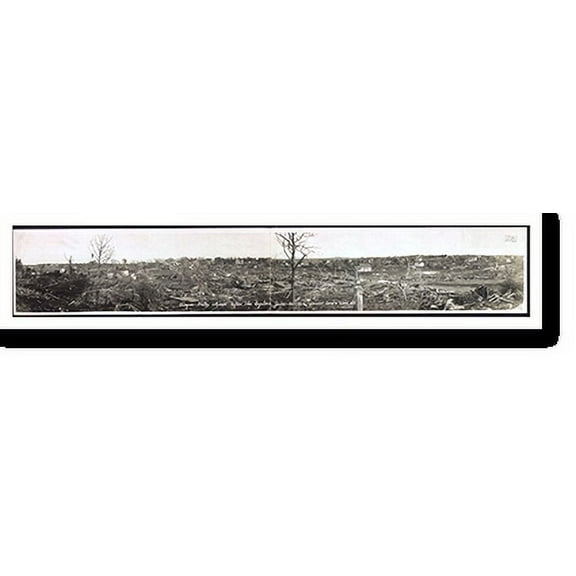 Historic Print, MN Fergus Falls cyclone 6-22-1919 PHOTO, Width 11" x Length 49"