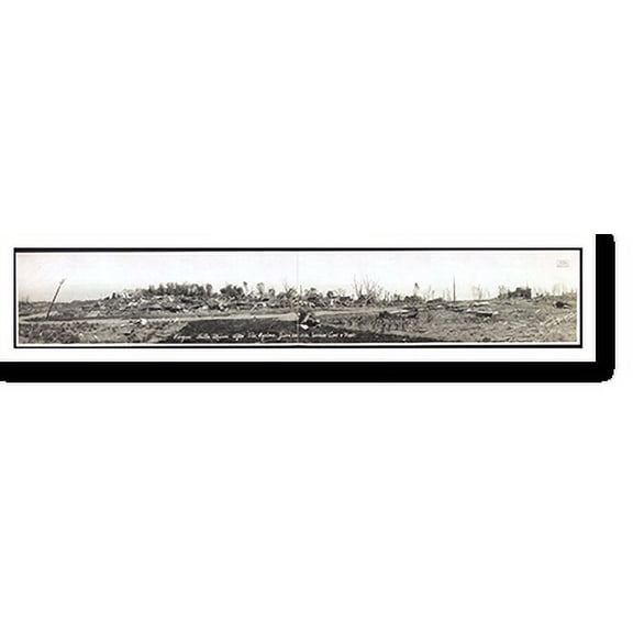 Historic Print, MN Fergus Falls cyclone A 6-22-1919 PHOTO, Width 7" x Length 36"