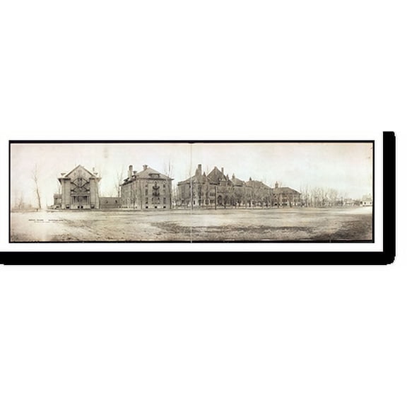 Historic Print, MN Normal school Moorhead 1912 PHOTO, Width 7" x Length 36"
