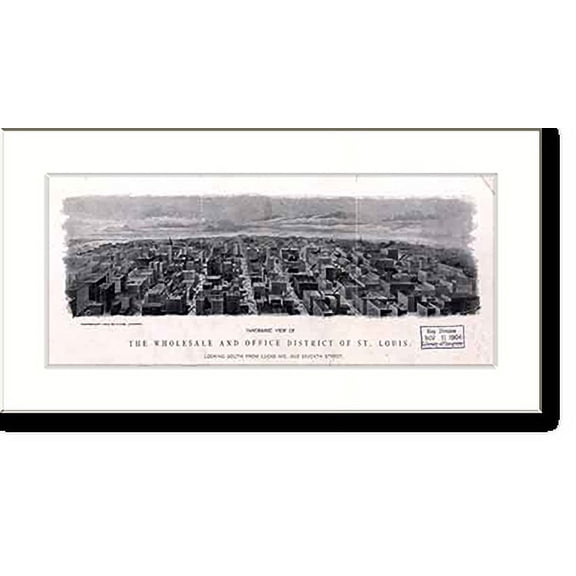 Historic Print, MO St. Louis 1904 MAP, 16" x 20"