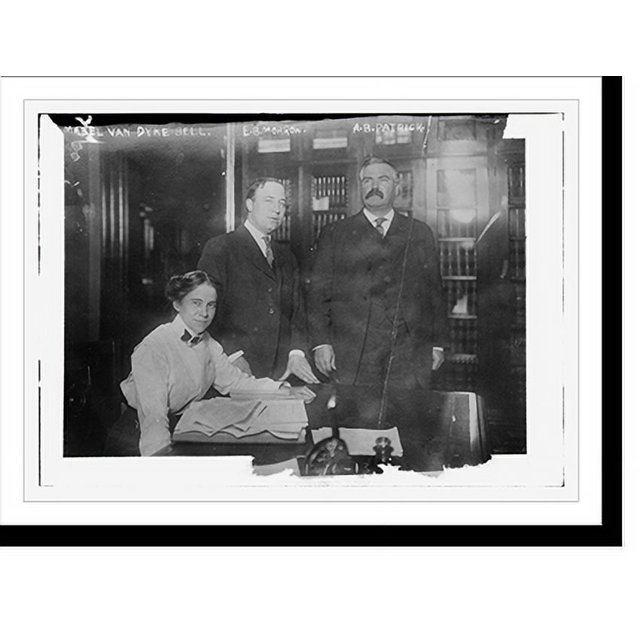 Historic Print, Mabel Van Dyke Bell, E.B. Morrow and A.B. Patrick, 16