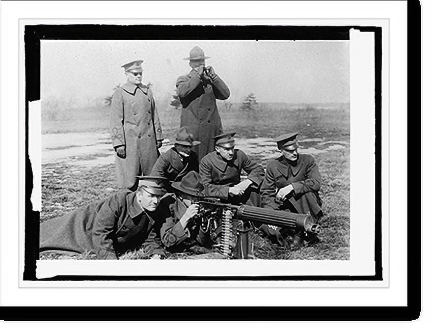 Historic Print, Machine Gun School, 16" x 20"