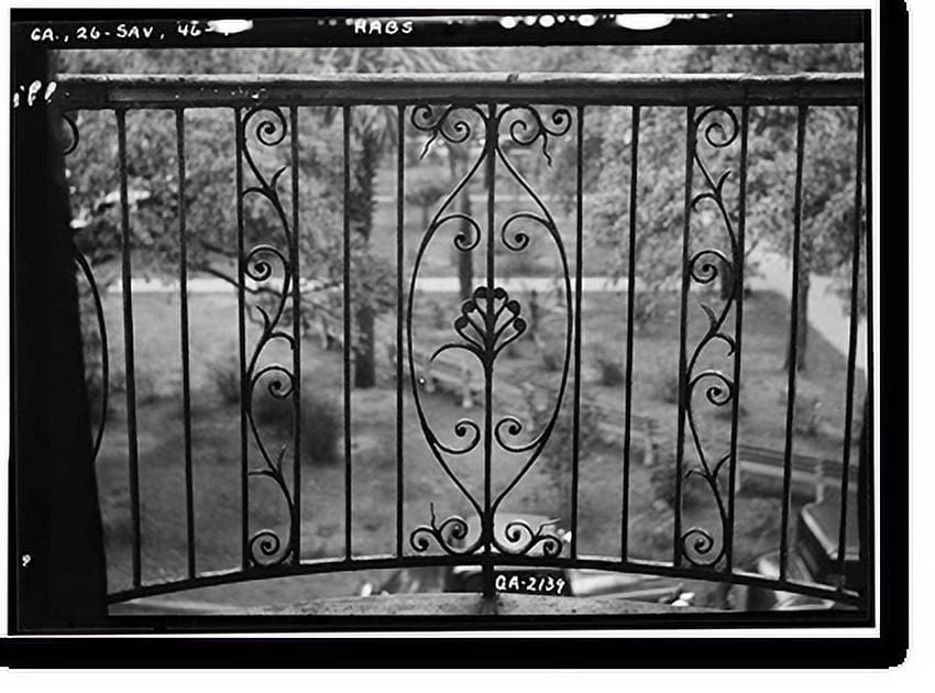 Historic Print, Mackay House, 125 East Congress Street, Savannah