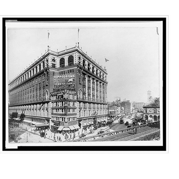 Historic Print, Macy's Bldg. & Herald Square, 16" x 20"