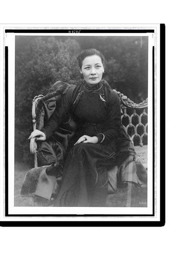 Historic Print, Madame Chiang Kai-Shek.Bachrach., 16" x 20"